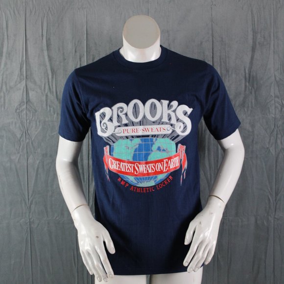 Vintage Graphic T-shirt - Brooks the Greatest Sweats on Earth - Men's Small - Picture 1 of 7